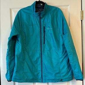 Eddie Bauer reversible Teal Lightweight Jacket